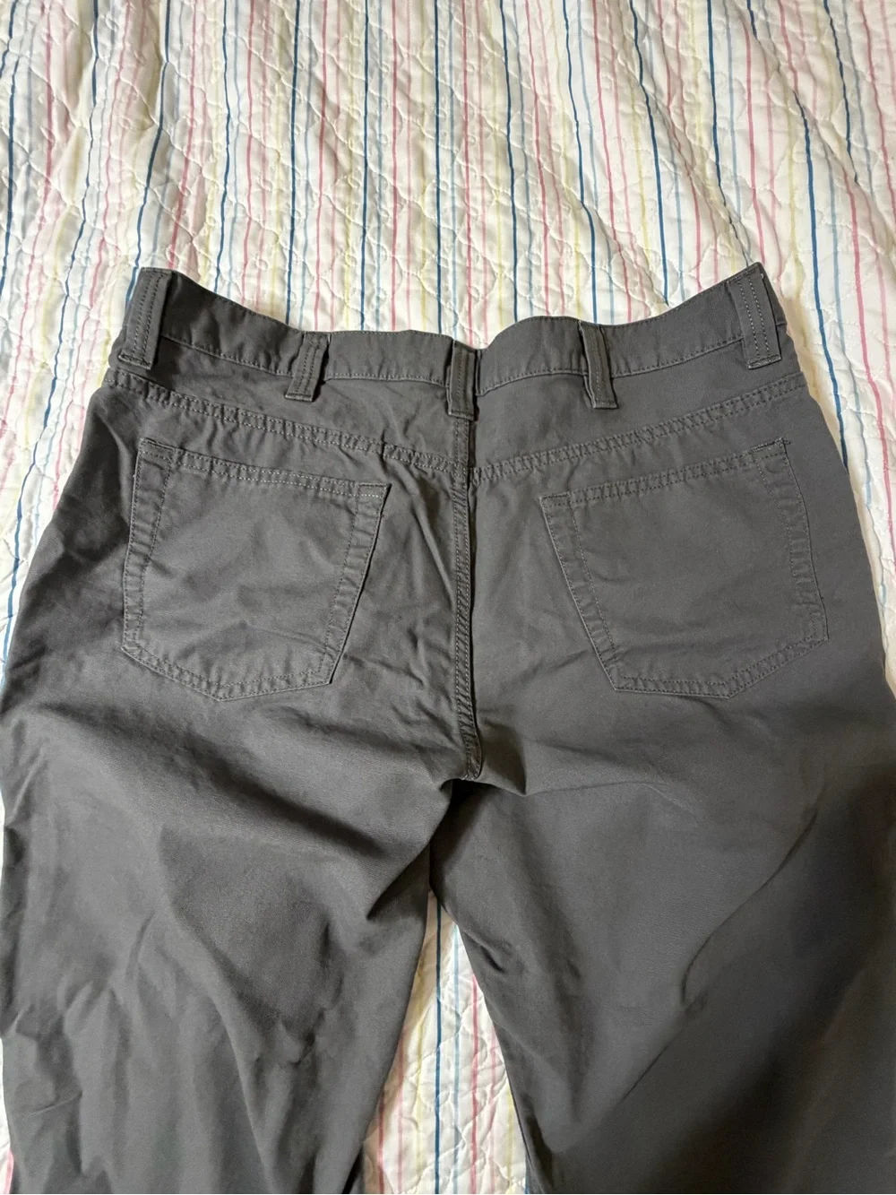 Men's Gray Casual Pants